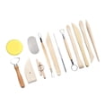 thumbnail image 2 of talla de arcilla,madera arcilla escultura talla cerámica herramientas,herramientas y suministros de arcilla polimérica para joyería,juego de herramientas para esculpir arcilla 13 piezas de Sunnimix talla de arcilla, 2 of 8