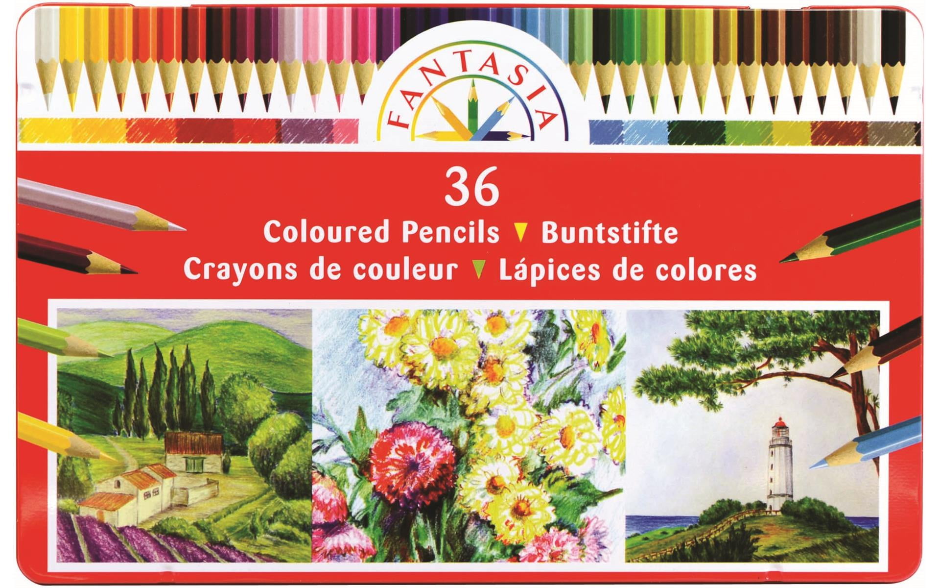 Pro Art Fantasia Pencil Set Tin 36 Color