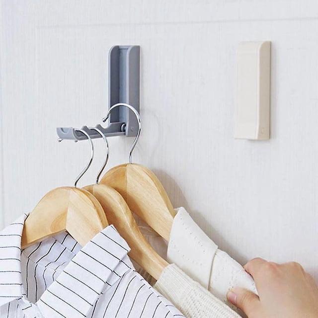 Colgador de ropa para decoración del hogar, colgador de llaves para ahorrar espacio, gancho colgante plegable creativo LingWen 8390612188411