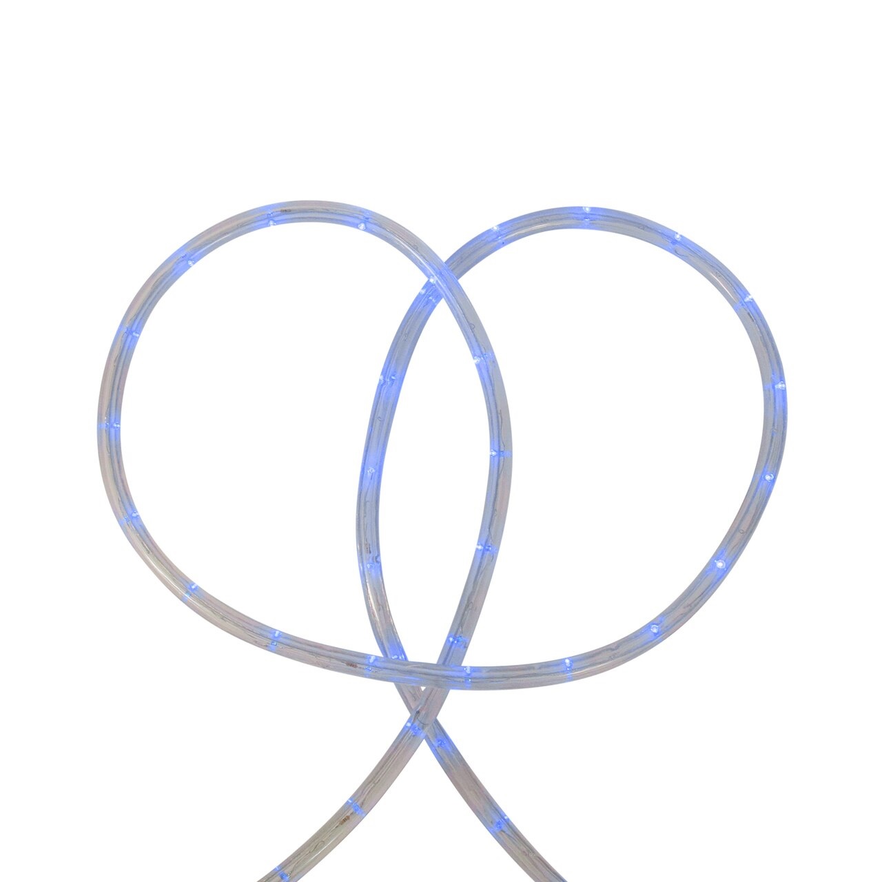 Northlight Flexible Incandescent Outdoor Christmas Rope Light - Blue - 18' Clear Wire