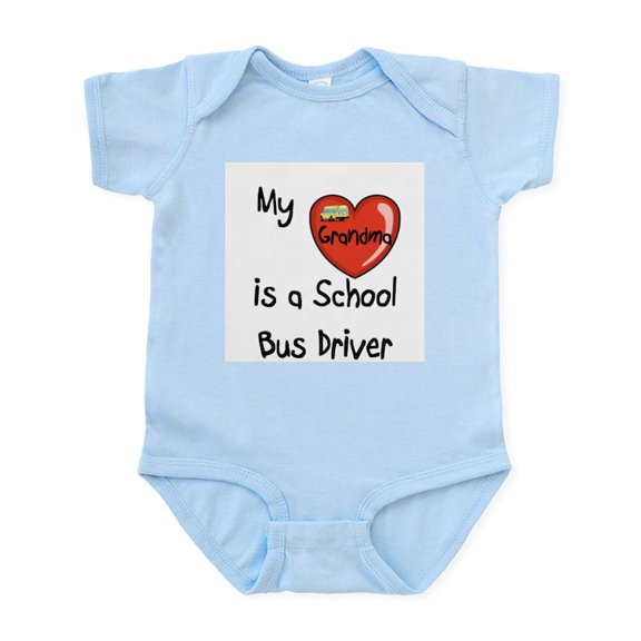 CafePress - School Bus Driver Infant Bodysuit - Baby Light Bodysuit, Size Newborn - 24 Months