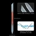 thumbnail image 2 of 5 Pieces Glass Cuticle Pusher Cuticle Stick Set Double Sided Nail Files Manicure Filing Cuticle Remover, 2 of 6