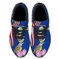 thumbnail image 2 of Montana Stte Meadowlark Bird and Bitterroot Flower Shoes Sneakers Black Size 10.5, 2 of 7