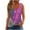 05-Purple, variant on Womens Tank Tops Summer T Shirts Casual Solid Color Camisole Sleeveless V-Neck T-shirt Loose Tank Top Red L