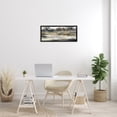 thumbnail image 3 of Trees By Lakeside Landscape Black Framed Giclee Art, 30 x 13, 3 of 7