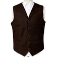 thumbnail image 6 of Miqool Mens Formal Suit Vest Sleeveless Button Front Lightweight Waistcoat Business Work Office Blazer with Multiple Pockets, 6 of 8