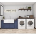 thumbnail image 4 of Laundry Room Decor Sign Metal Rustic Farmhouse Family Laundry Room Wall Sign Wash Dry Fold Repeat Wall Decor Prints for Home Laundry Room 4x16 in, 4 of 7