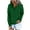 Green, variant on LEAVINGSUO Winter Clothes Woman Women's Hooded Color Long-sleeved Sweatshirt Casual Blouse Pullover Tops