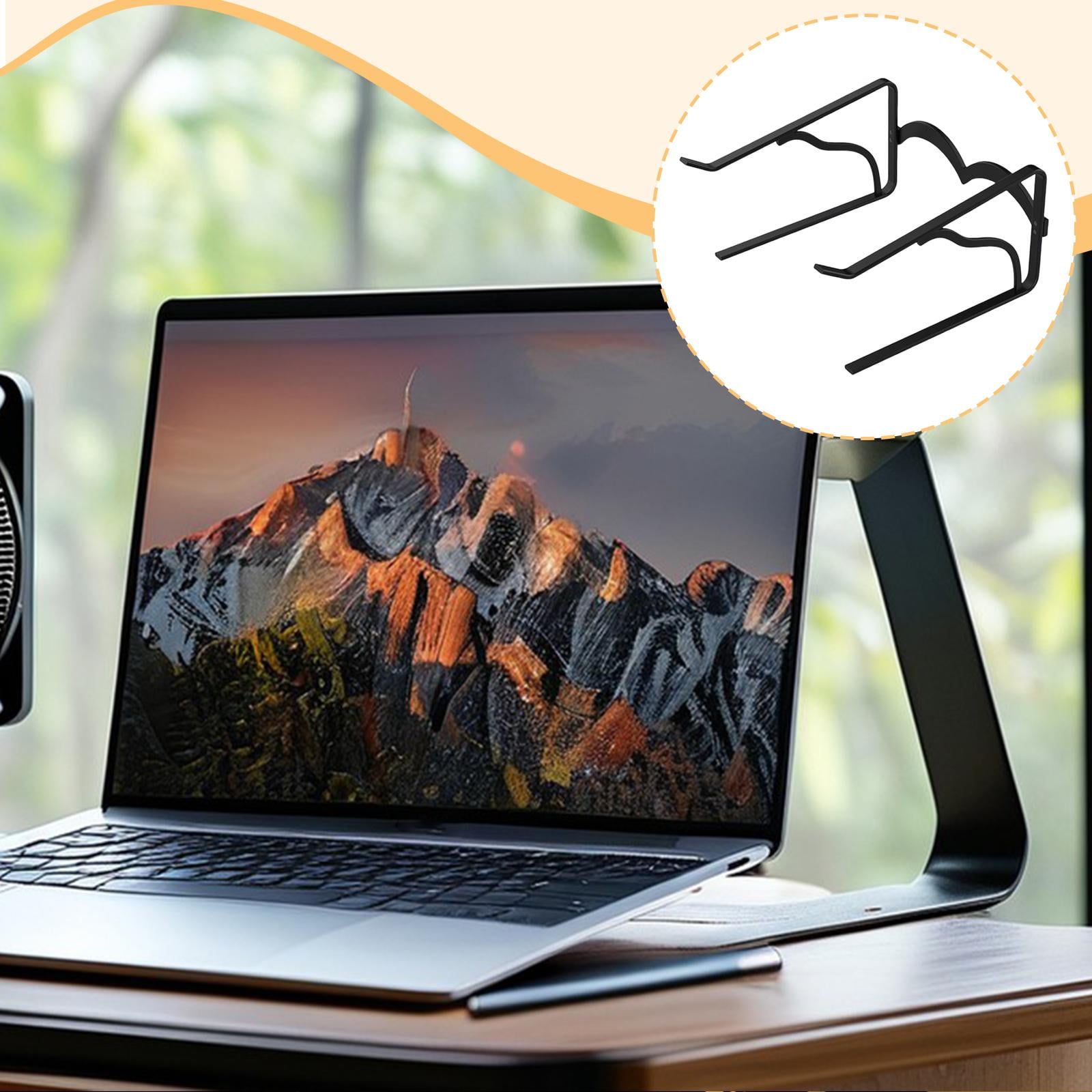 Laptop Stand Computer Riser Notebook Holder Aluminum Alloy Heat Dissipation for Desk Use Supports 18 Inch Laptops