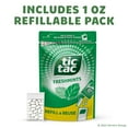 thumbnail image 2 of Tic Tac Resealable Refill Bag, Bulk 17.2 Oz, Freshmint Breath Mints, On-The-Go Refreshment, Includes Empty Refillable PackRDC26, 2 of 3