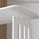 thumbnail image 4 of Mini Side Table Nightstand | PVC Square Storage Table | White Multifunctional Small Tea Table | Compact 15.75x14.17x9.45in | Multi-Tier Shelves | 1 Piece, 4 of 6
