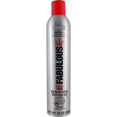 Equate Beauty Fabulous Hair Firm Volumizing Hairspray, 10 (Best Beauty Supply Hair For Sew In)