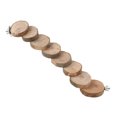 thumbnail image 4 of Puente de escalera de madera Amonsee para hámster plataforma redonda ajustable natural, 4 of 5