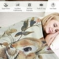 thumbnail image 3 of Creowell Cute Rabbit Blanket Gifts for Women Girls Adults Soft Warm Lightweight Cozy Animal Throw Blankets for Bed Sofa Living Room Couch Home Decor 40x50in, 3 of 6