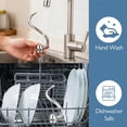 thumbnail image 4 of Dough Hook & Flat Beater Set for KitchenAid 6 Qt Bowl-Lift Mixers, 2-Piece Stainless Steel Attachments – Compatible with Professional 600, Pro 5 Plus, K5, KG25, KV25, KP26, Heavy Duty & Dishwasher Sa, 4 of 10