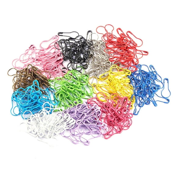 OATIPHO Safety Pin Charm Iron 200Pcs Assorted Color for Craft Projects