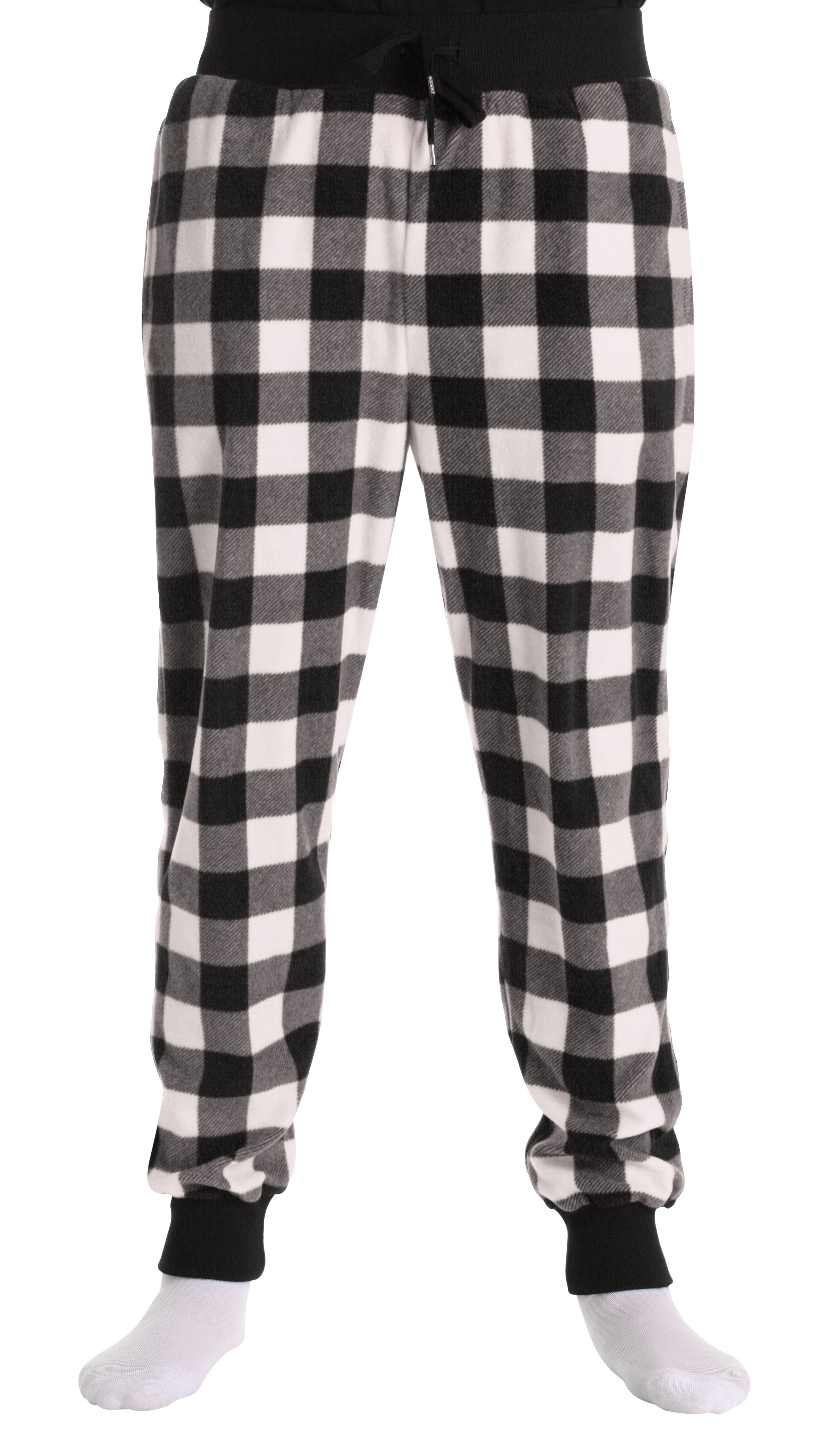 #followMe Men's Microfleece Buffalo Plaid Pajama Pants with Pockets ...