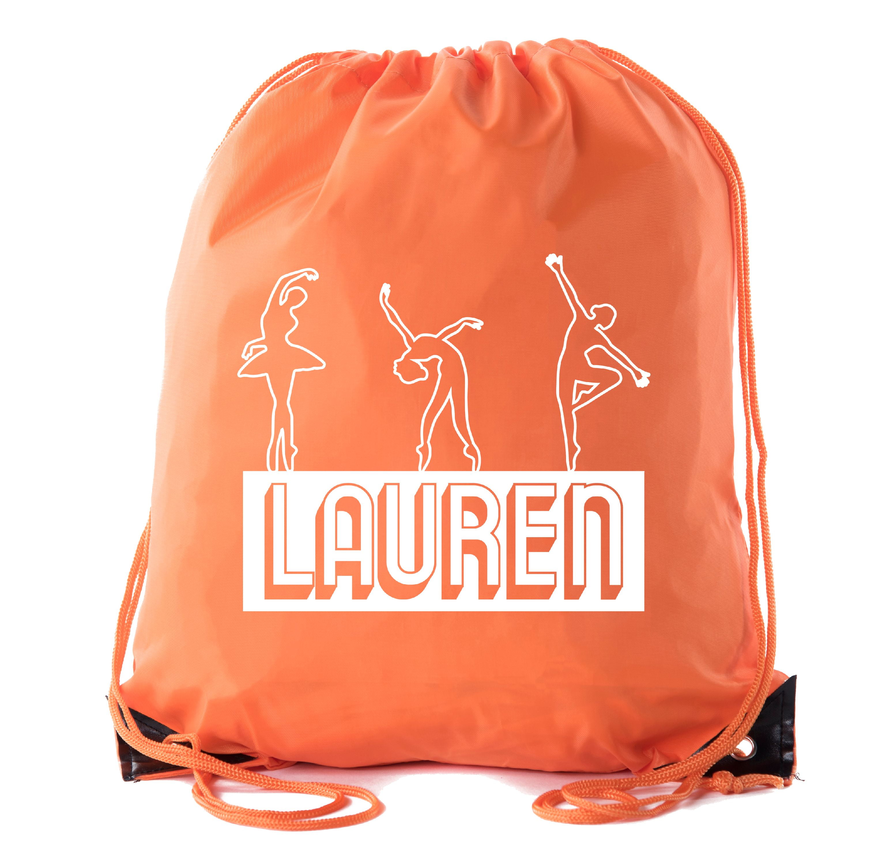 Custom Dance Bags, Ballet Drawstring Backpacks, Personalized Dance