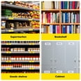 thumbnail image 6 of WEUVEB Multi-Color PVC Price Holders for Retail Displays, Easy to Use and Replace, Versatile Label Holders for Store Shelves, 6 of 8