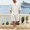 White, variant on Men's 2 Piece Linen Set Loose Fit Casual Half Sleeve V Neck Shirt & Shorts Summer Beach Vacation Outfits Navy