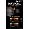 thumbnail image 1 of Batería Duracell Optimum AAA, paquete de 22 unidades, triple A, 1 of 7