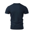 thumbnail image 5 of 250th Anniversary American Shirts for Men Fourth Of July American Flag Print Crew Neck Short Sleeve Shirts Muscle Classic Fit Daily Wear Workout Tees, Navy, #01 Navy, 5 of 5