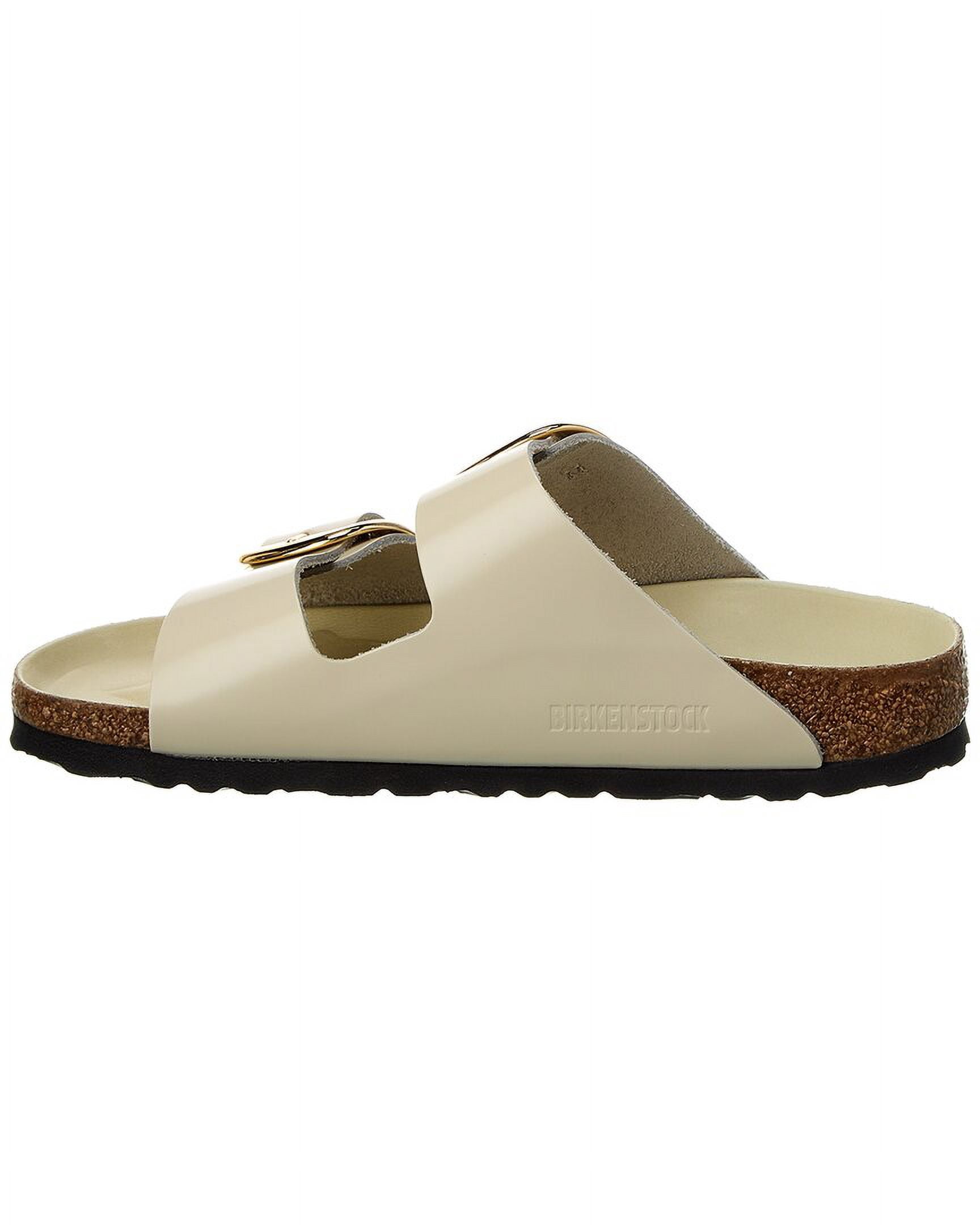 Birkenstock Arizona Big Buckle High - Shine Ecru  1026128 Women's Size 36