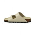 thumbnail image 2 of Birkenstock Arizona Big Buckle High - Shine Ecru  1026128 Women's Size 40, 2 of 5