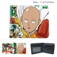 thumbnail image 2 of Monedero monedero de piel con doble pliegue One Punch Man Anime, 2 of 2