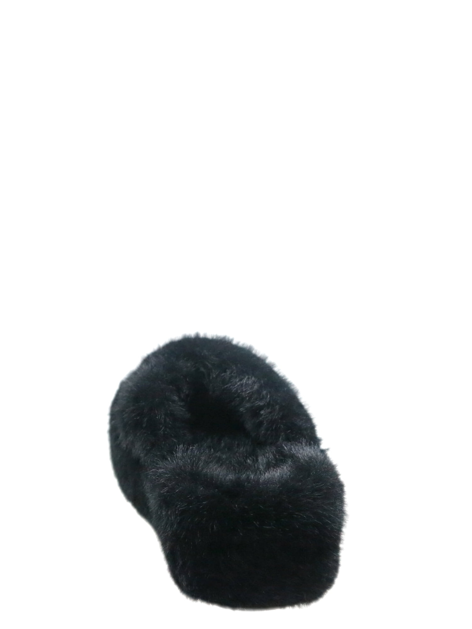 No Boundaries Women's Faux Fur Platform X-Band Slippers