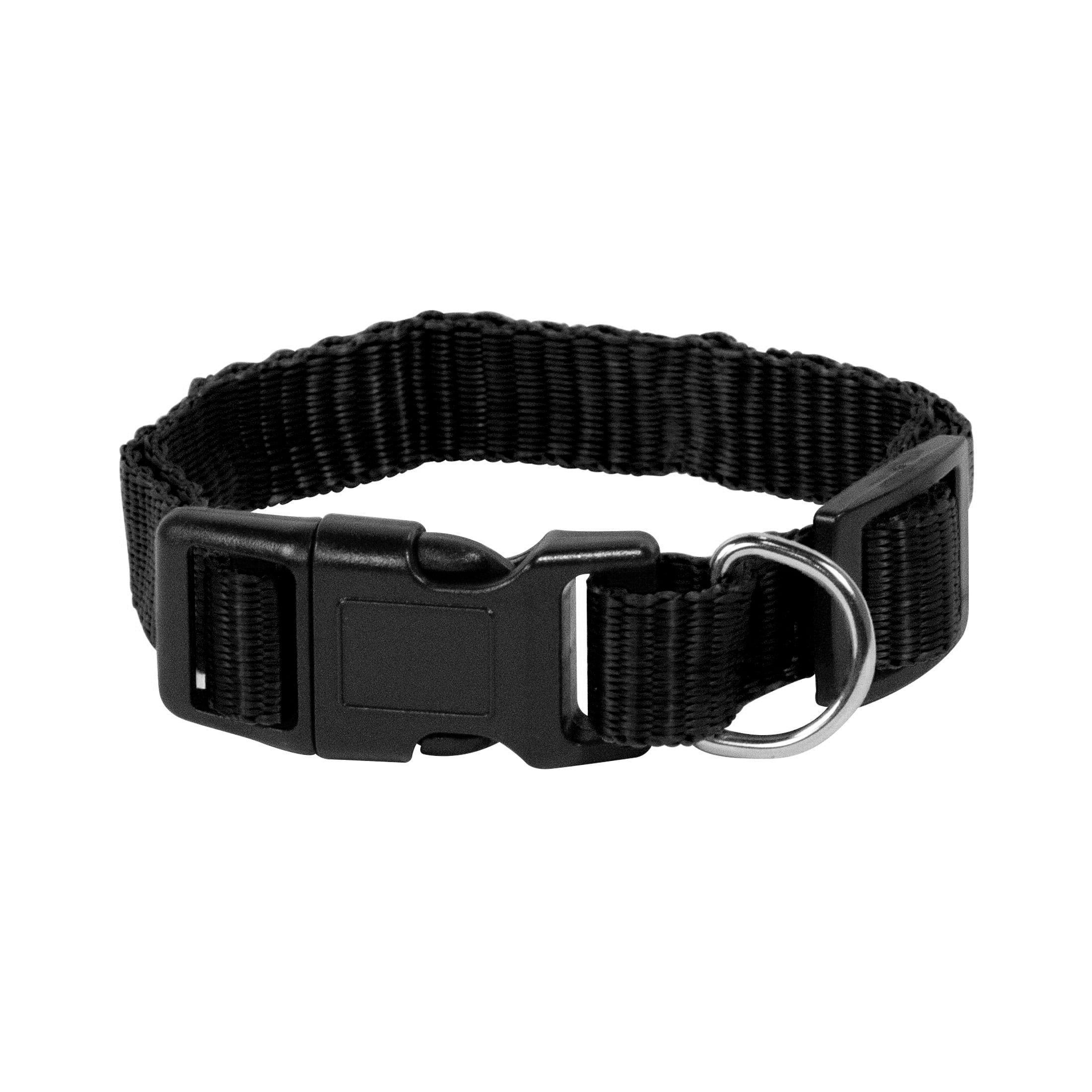 (6 pack) Pet Champion Medium Black Collar for Dogs