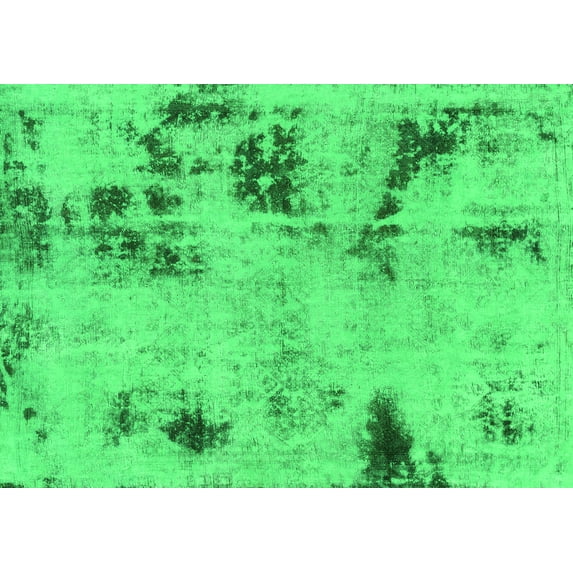 Ahgly Company Indoor Rectangle Persian Green Bohemian Area Rugs, 5' x 8'