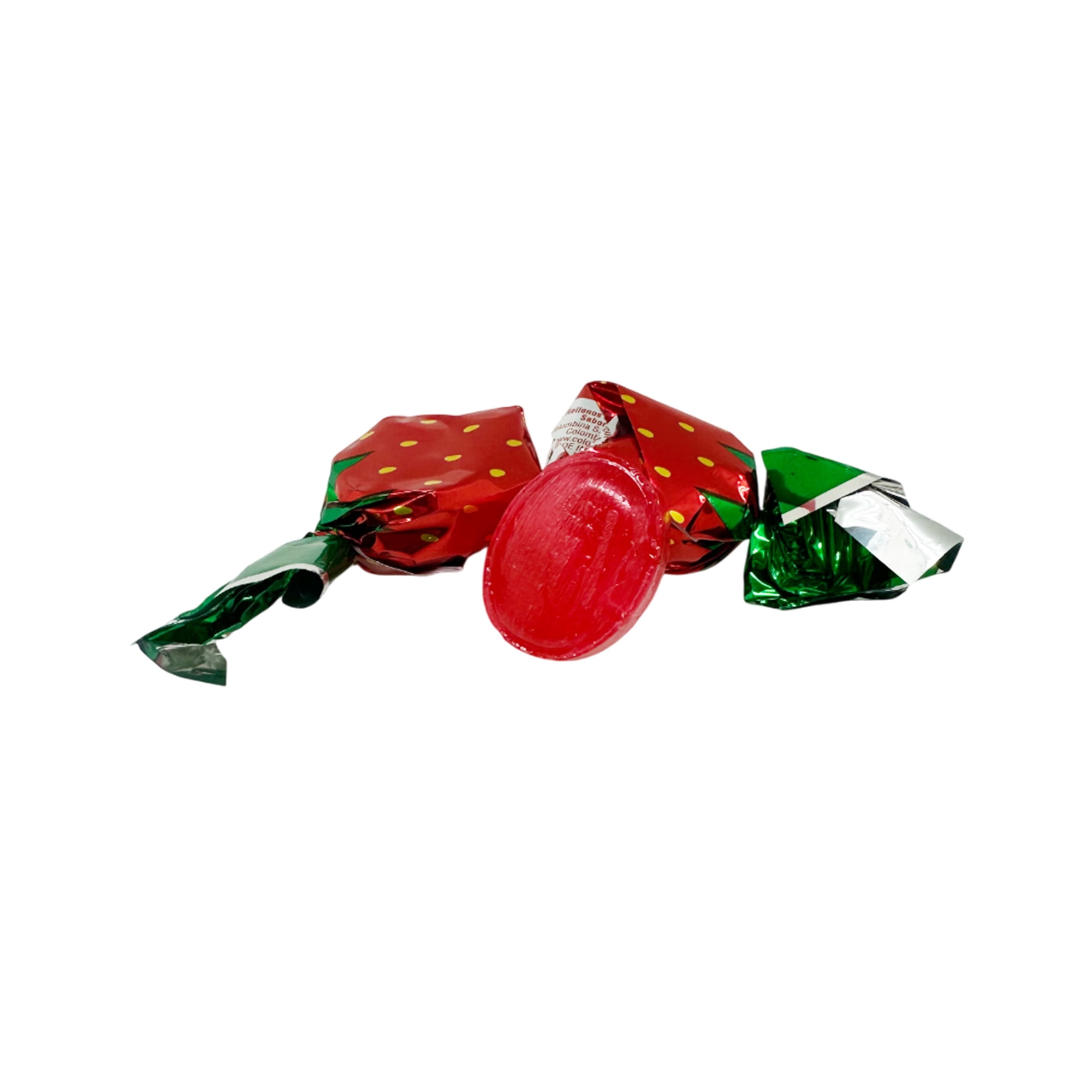 Strawberry Buds Delight Hard Candy - 5 Pound Resealable Bag - Individually Wrapped Strawberry-Flavored Candies