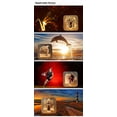 thumbnail image 3 of Botella de vino Luz de noche para niños Lámpara de madera 3d Luces de madera creativas Luces decorativas simples Patrón de talla de madera 3d Luz de noche led para escritorio Feliz Sencillez, 3 of 5