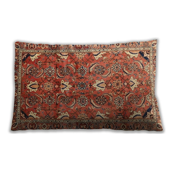 Ahgly Company Indoor Rectangular Traditional Lumbar Throw Pillow, 13 inch by 19 inch