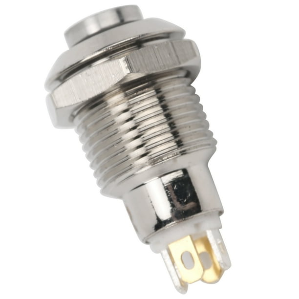 Domqga Metal Button Switch, Push Button Switch Reliable For Low‑Current