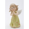 thumbnail image 3 of Ceramic Angel In Green Dress Figurine Religious Decor Religious Gift Church Decor ,, 3 of 4
