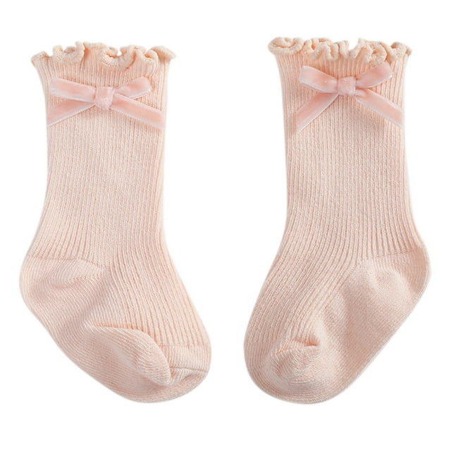 Chaussettes Douces pour Bébé avec Semelle Antidérapante pour Tout-Petits Garçons Filles Confort Intérieur Extérieur