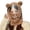 Coffee, variant on Ludearly Khaki Teddy Bear with Face Shield Balaclava Hood, Winter Balaclava Hood, for Winter Daily Wear, Ski Trips And Snow Outings, Winter Gift for Family and Friends