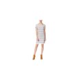 thumbnail image 1 of maison Jules Robe Droite Rayée pour Femmes, Blanche, Petite, 1 of 1