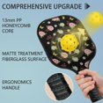 thumbnail image 2 of Pickleball Paddles Set,Pioneer Flower Floral Print Pattern Fiberglass Surface Pickleball Racket Set with 2 Indoor Outdoor Pickleball Balls and Pickleball Bag,Pickle-ball Equipment, 2 of 6
