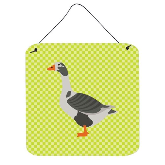 West of England Goose Green Wall or Door Hanging Prints, 6 x 6 in.