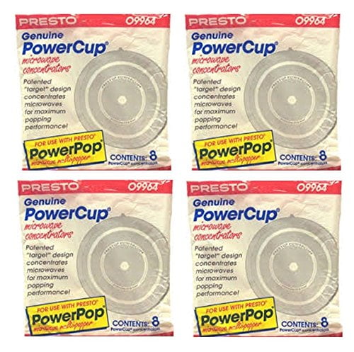 16 ct Presto Microwave POWERPOP Replacement Powercup Popcorn Concentrator 09964 