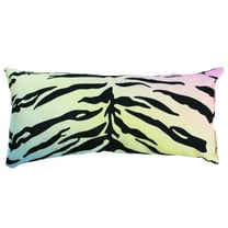 Everything Comfy Tiger Print Decorative Pillow, 16x6 Inch, Pastel Gradient,