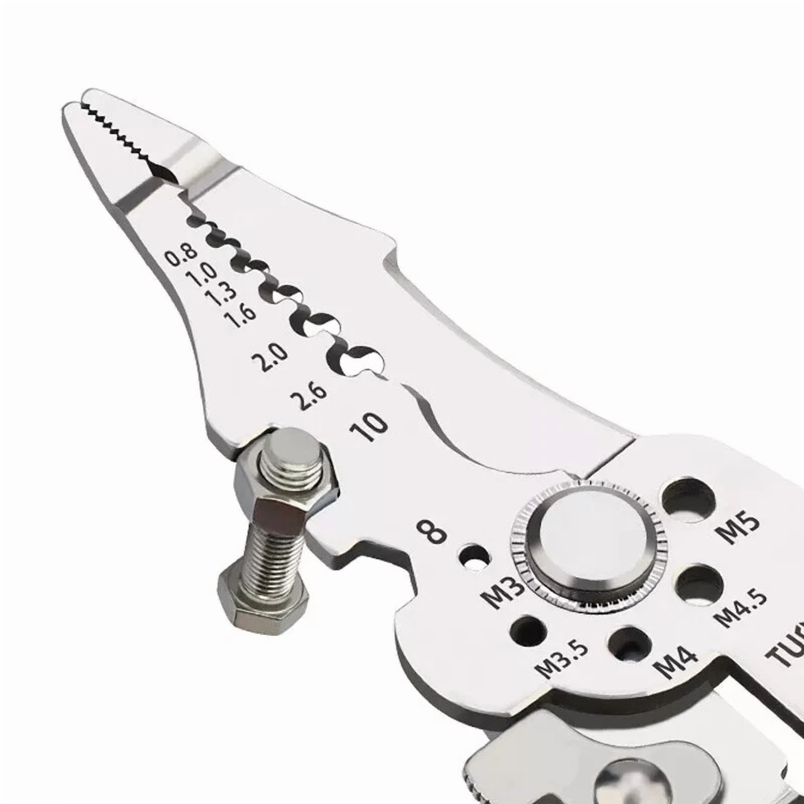 PRIME - 2 Pack Upgrade Wire Crimper Tool Multifunction Wire Stripper Cable Cutter Pliers