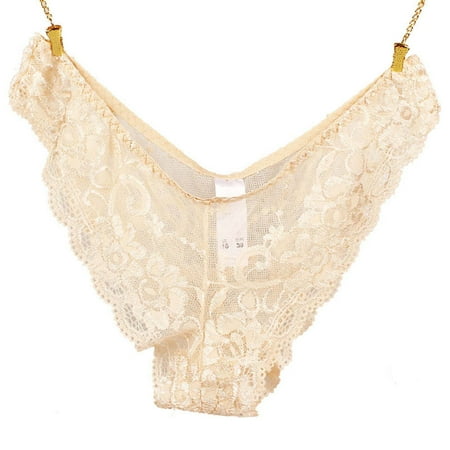 Seamless Women Underwear Thongs  Women Sexy Lace See-Through Breathable Soft Briefs Panties Lingerie Underwear