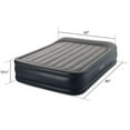 thumbnail image 2 of Intex: Dura-Beam: Plus Deluxe Pillow Rest Airbed - Twin - 16.5" Inflatable Air Mattress, Built-In Pump, Fiber-Tech, Carry Bag, 300lb Cap, 64131ED, 2 of 16