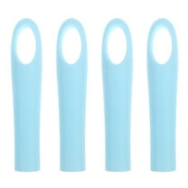 VORCOOL 4 Pcs Mop Handle Replacement Grips Antislip Grip Blue PP Cleaning Tools
