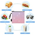 thumbnail image 5 of Haosy 3 Pack Reusable Ziploc Bags BPA Free Healthy Food Storage Bag Leakproof Sandwich Snack Freezer Bags Purple Pink Star Sky, 5 of 7