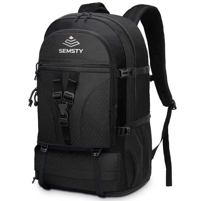 Mochila de Senderismo SEMSTY Expandible 30L/40L/50L para Hombres y Mujeres